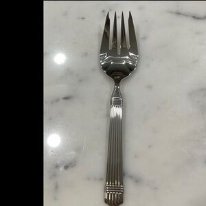 Retroneu Eprit Elegant Silver Serving Fork NWT